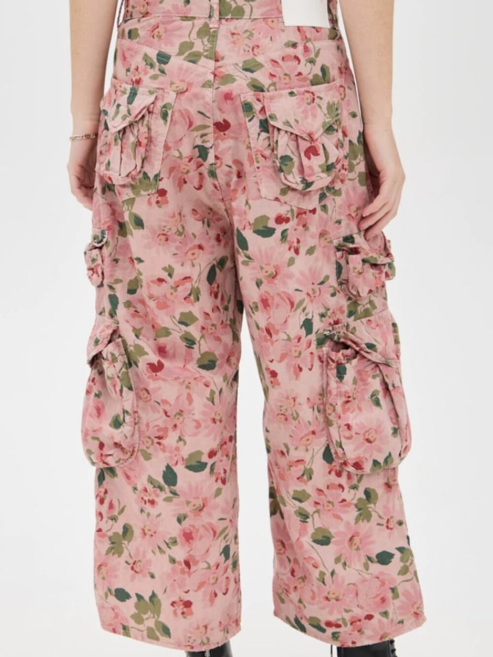 R13 NWOT Cropped Multi Pocket Cargo Pant 25 - Picture 3 of 14